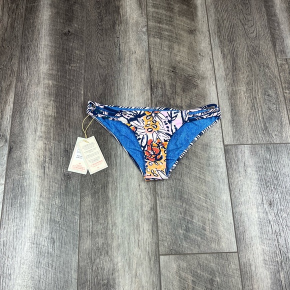 Maaji Blue Reversible‎ Bikini Bottoms - Picture 1 of 14